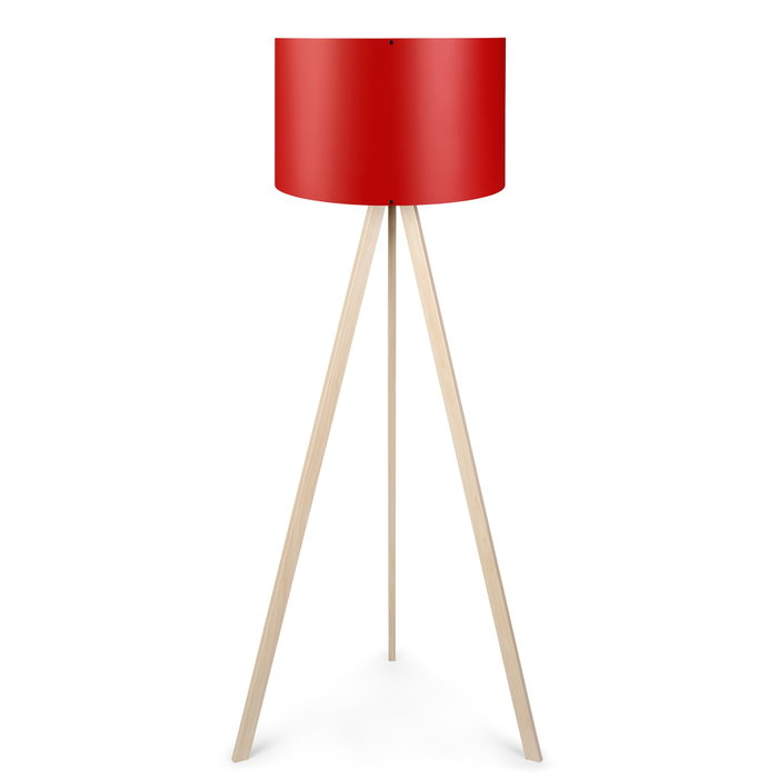 Opviq Lámpara de Pie AYD-1574 Rojo y Crema Opviq Lámpara de Pie AYD-1574 Rojo y Crema